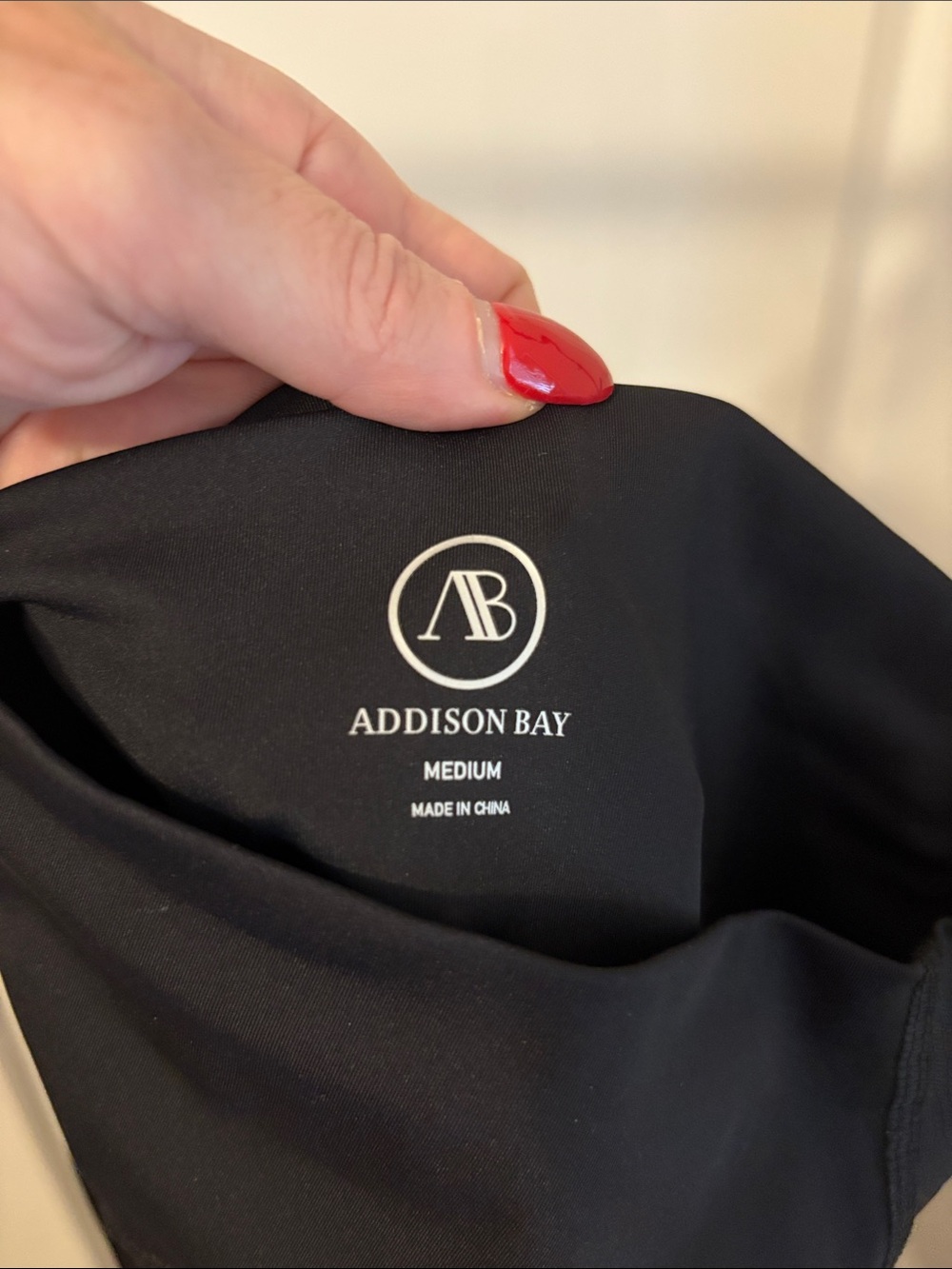 Addison Bay Black High-Waist Pocket Leggings with Side Pockets - Picture 4 of 4